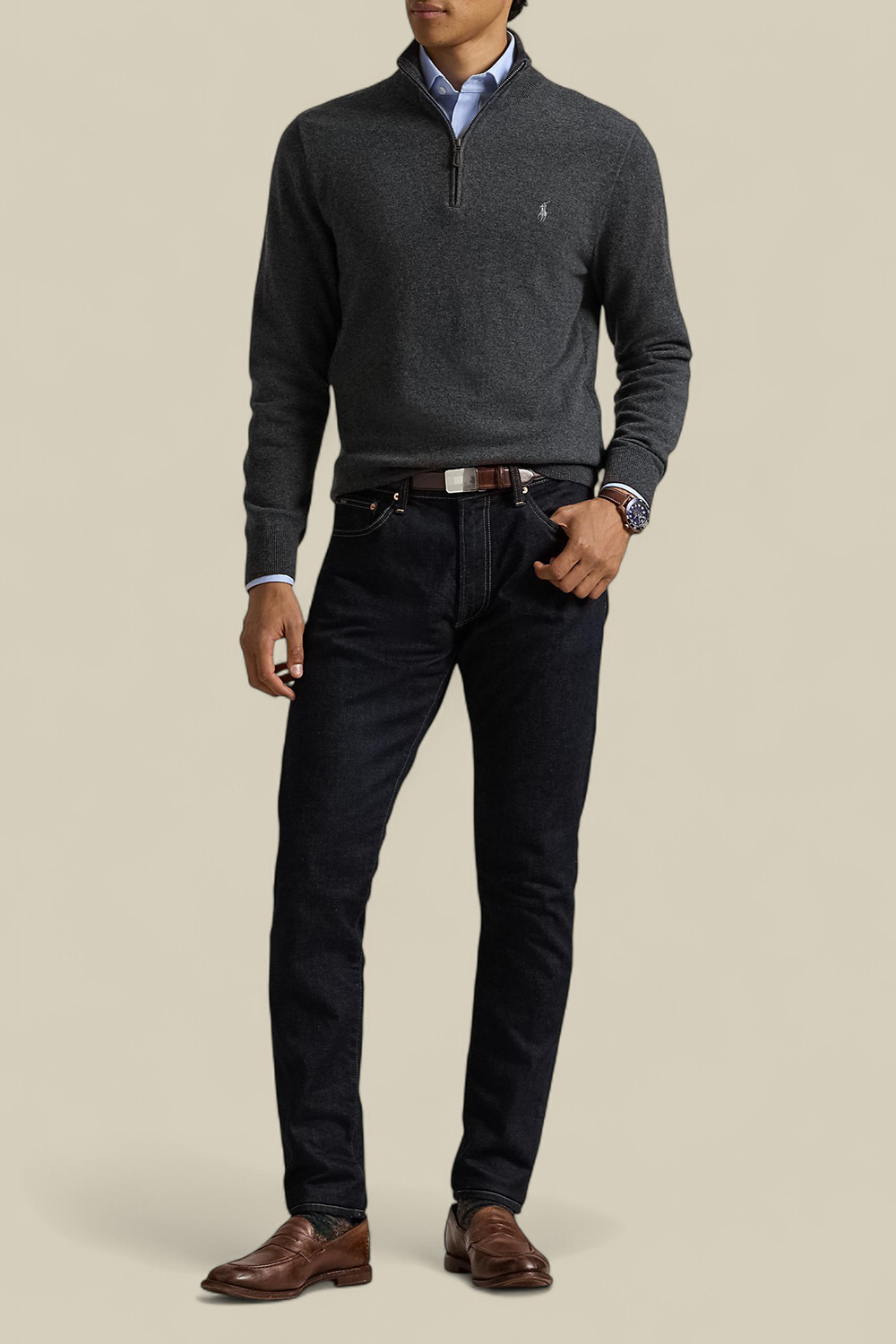 תמונת כל הלוק של סריג צמר